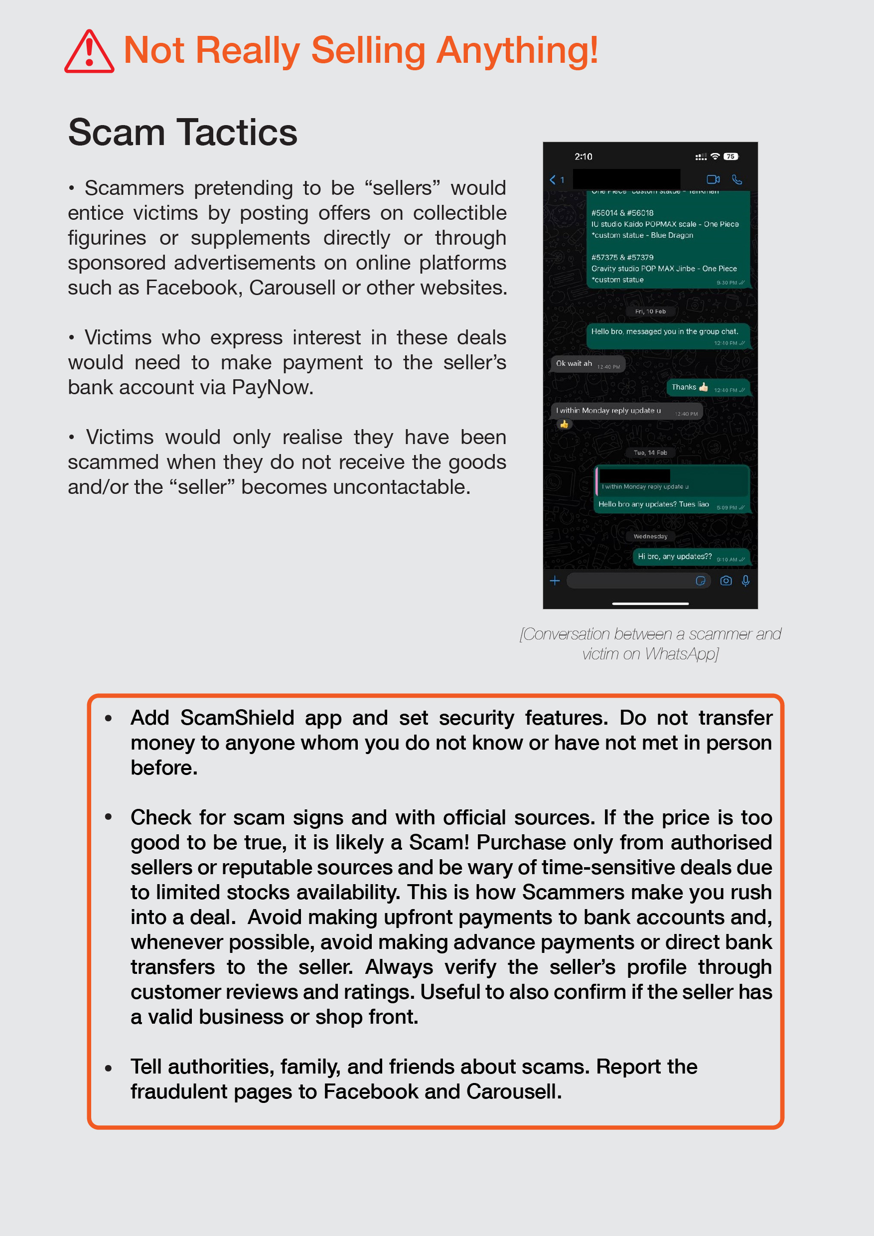 Weekly Bulletin Issue 7 - Scam Tactics